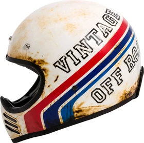 Premier Helmets Trophy MX BTR matt weiß/blau/rot