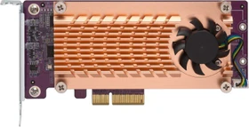 QNAP QM2 Expansion Card, 2x M.2 SATA, PCIe 2.0 x2, Lüfter rückseitig (QM2-2S-220A)