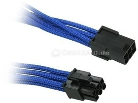 BitFenix Alchemy 6-Pin PCIe Verlängerung 45cm, sleeved blau (BFA-MSC-6PEG45BK-RP)