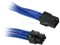 BitFenix Alchemy 6-Pin PCIe Verlängerung 45cm, sleeved blau Vorschaubild
