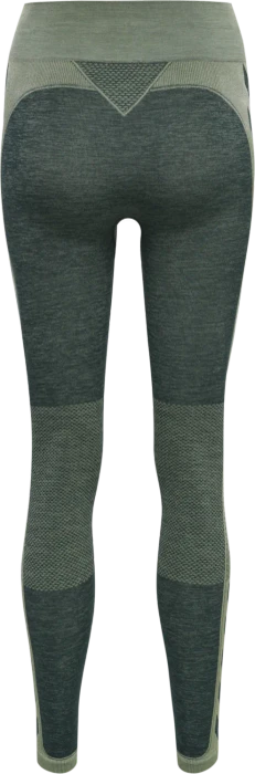 hummel CLEA Seamless Tight Hose lang dark spruce (Damen)
