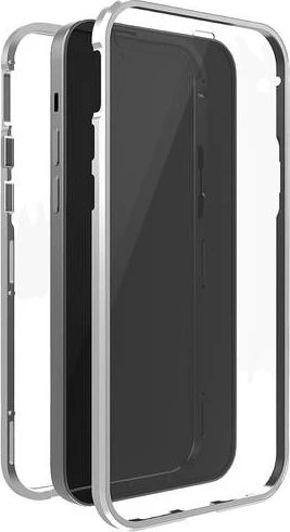 Black Rock 360° Glass Case für Apple iPhone 14 Plus transparent/silber
