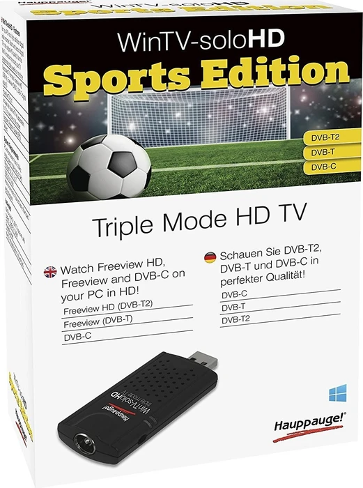 Hauppauge WinTV-soloHD Sports Edition, USB-A 2.0
