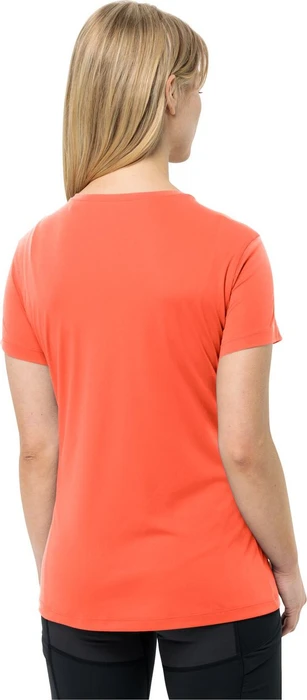 Jack Wolfskin Tech Funktionsshirt kurzarm digital orange (Damen)
