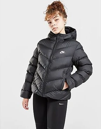 Nike NSW All Day Play Puffer Jacke black/medium soft pink (Junior)