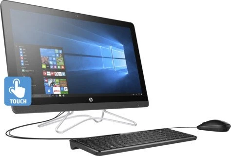 HP All-in-One 24-e062ng, grau, Core i3-7100U, 8GB RAM, 1TB HDD