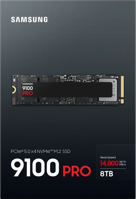 Samsung SSD 9100 PRO 8TB, M.2 2280 / M-Key / PCIe 5.0 x4