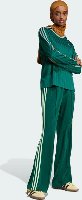 adidas Classic Firebird Loose Trainingshose lang collegiate green/semi green spark (Damen)