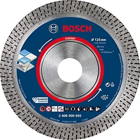 Bosch Professional EXPERT HardCeramic Diamanttrennscheibe, 125x1.4x22.23mm, 1 Stück