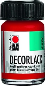 Marabu Decorlack Acryl Acrylfarbe, geranie, 15ml