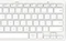 Hama KEY4ALL X510 Bluetooth-Tastatur silber/weiß, Bluetooth, DE Vorschaubild