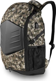 BoostBoxx BoostBag Notebook-Rucksack 17.3", Anti-Theft-Backpack, Camouflage