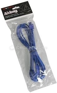 BitFenix Alchemy 8-Pin EPS12V Verlängerung 45cm, sleeved blau/blau