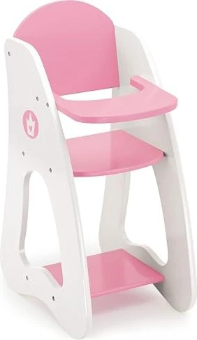Bayer Design Puppenhochstuhl Princess World weiß/rosa