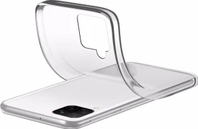 Cellularline Soft Cover für Samsung Galaxy A12 transparent