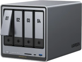 Ugreen NASync DXP4800 Pro, 8GB RAM, 1x RJ-45 10GBase-T, 1x RJ-45 2.5GBase-T (95778)
