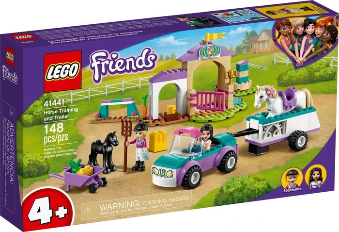 LEGO Friends - Trainingskoppel und Pferdeanhänger