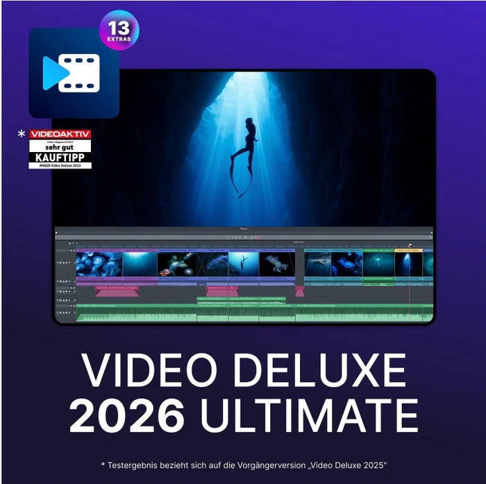 Magix Video DeLuxe 2026 Ultimate, ESD (deutsch) (PC)
