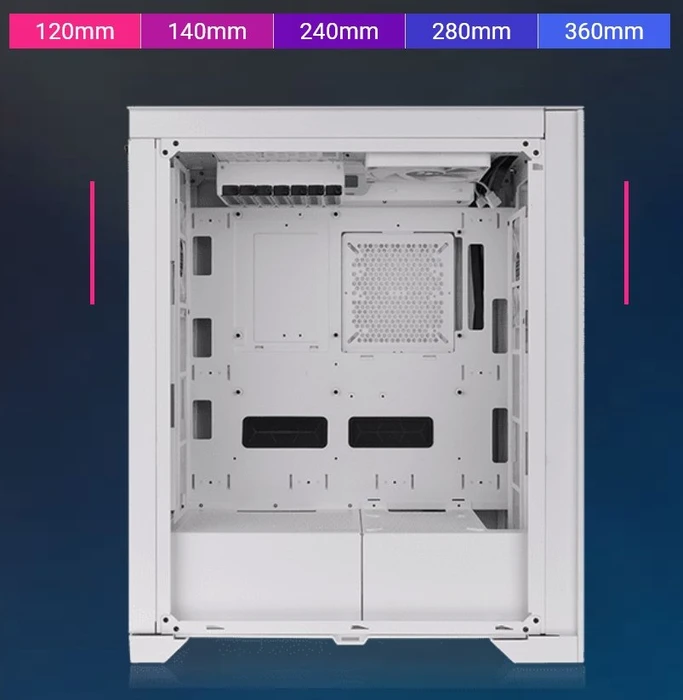 Thermaltake CTE T500 Air Snow, weiß, Glasfenster
