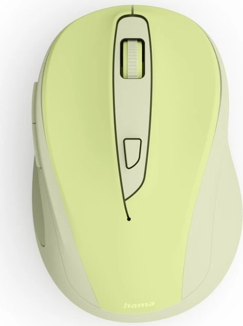 Hama WM-400 Silent Wireless 6-Button Mouse grün/hellgrün, USB