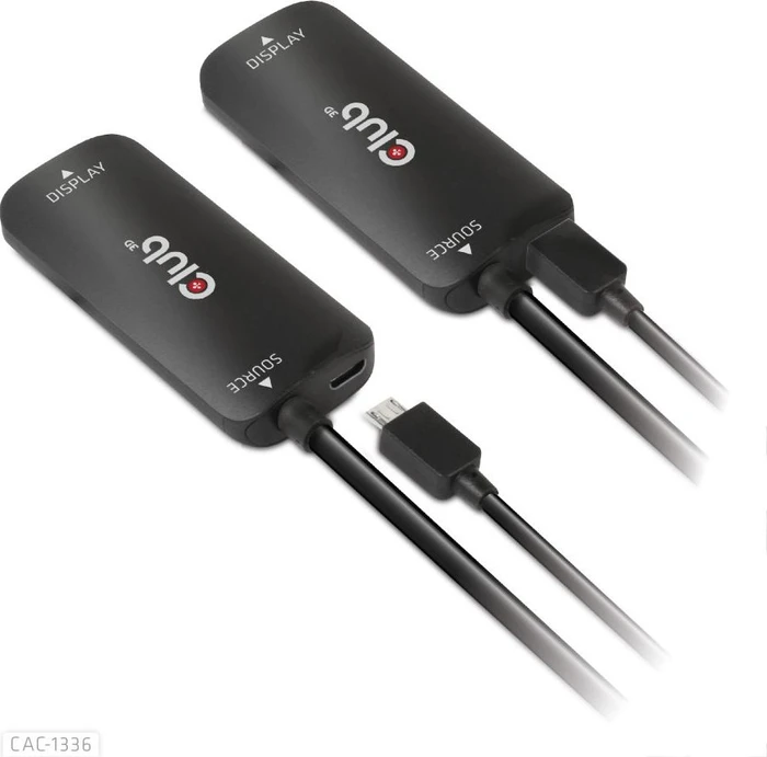 Club 3D HDMI 2.1 [Stecker] auf USB-C [Buchse] Adapterkabel, aktiv, schwarz