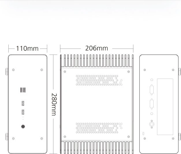 Akasa Maxwell Pro Plus, OEM, Mini-ITX