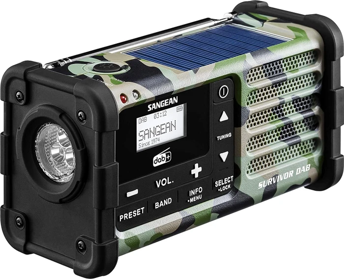 Sangean Survivor DAB (MMR-88 DAB) Camouflage grün