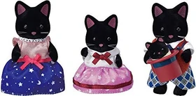 Epoch Sylvanian Families - Familien - Schwarze Katzen Familie
