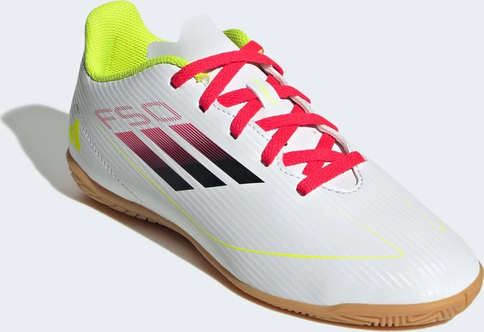 adidas F50 Club IN ftwr white/core black/solar yellow (Junior)