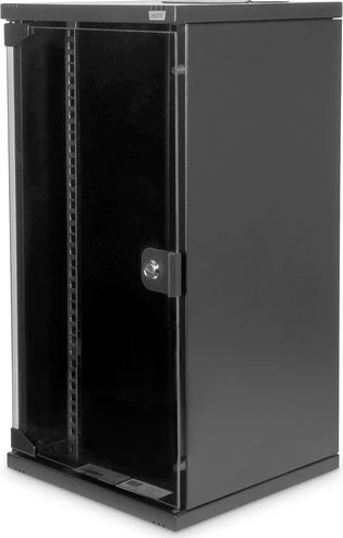 Digitus Professional DN-10 10" Wandschrank 12HE, Sicherheitsglastür, IP2X, schwarz, 300mm tief