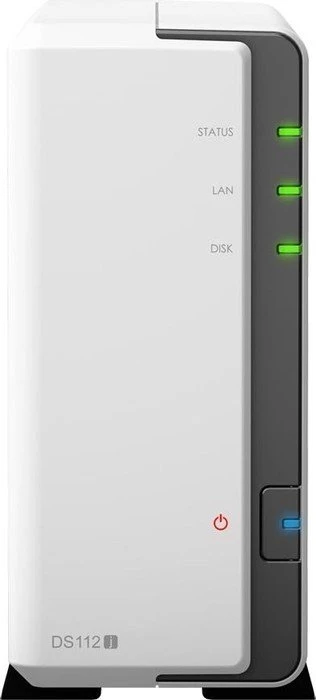 Synology DiskStation DS112j, 128MB RAM, 1x RJ-45 1000Base-T, 2x USB-A 2.0