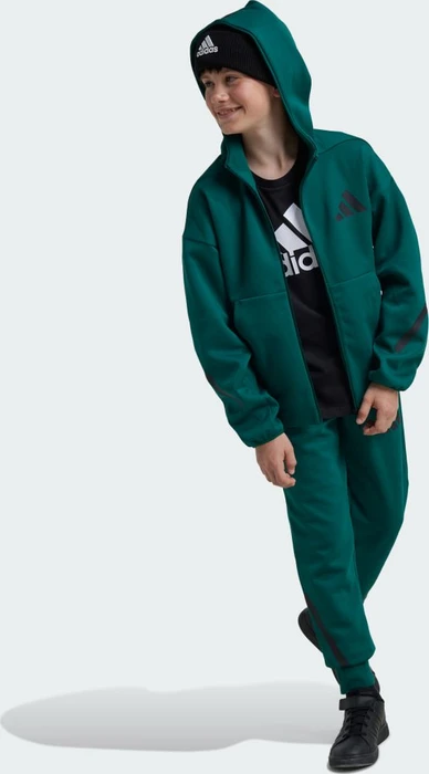 adidas Z.N.E. Zip Hoodie collegiate green/black (Junior)