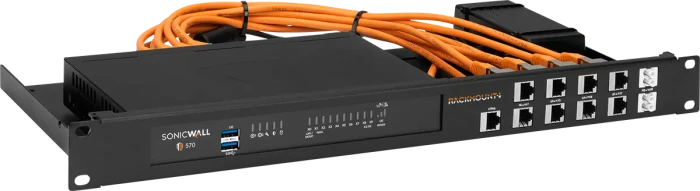 Rackmount.IT Rackmount Kit für Dell SonicWall TZ280/TZ380/TZ480/TZ570/TZ580/TZ670/TZ680, 1HE