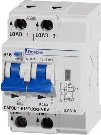 Doepke Fehlerlichtbogen-Schutzeinrichtungen DAFDD 1 B20/0,03/2-A