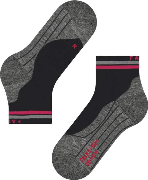 Falke RU4 Endurance Short Reflect Laufsocken schwarz (Damen)