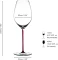 Riedel Fatto A Mano Champagne Weinglas drachenrot Vorschaubild