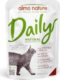 almo nature Daily Cats, Ente und Huhn, 2.10kg (30x 70g)