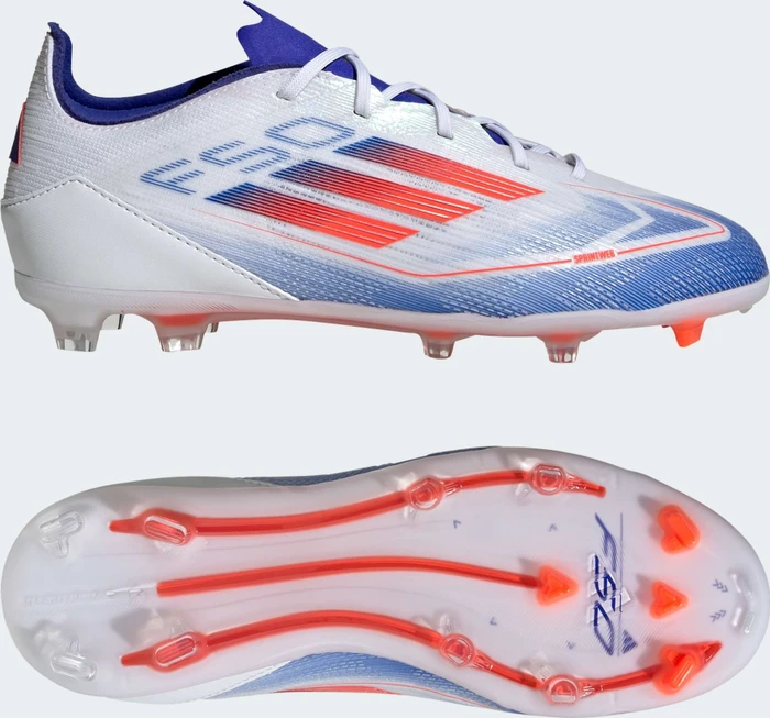 adidas F50 Pro FG cloud white/solar red/lucid blue (Junior)