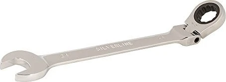 Silverline Maul-Ringratschenschlüssel (mit Gelenkskopf)