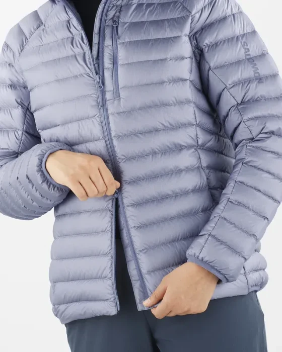 Salomon Elixir Micro Down Hooded Funktionsjacke blue granite (Damen)