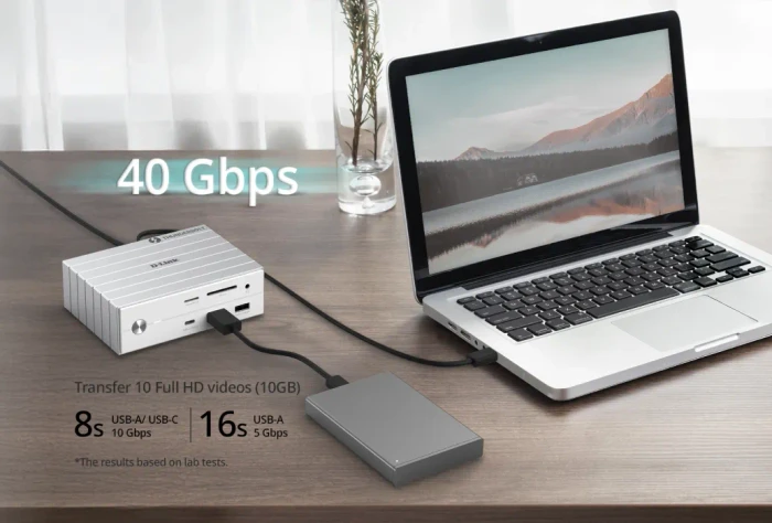 D-Link 14-in-1 Thunderbolt 4 Dockingstation, Thunderbolt 4 [Buchse]