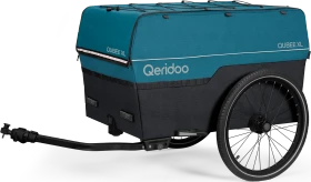 Qeridoo Qubee XL Fahrradanhänger petrol (Modell 2023)