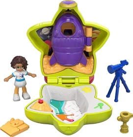 Mattel Polly Pocket - Mini-Schatulle Weltraumabenteuer