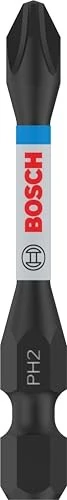 Bosch Professional PRO Impact Kreuzschlitz Bit 1/4", PH2x55mm, 2 Stück