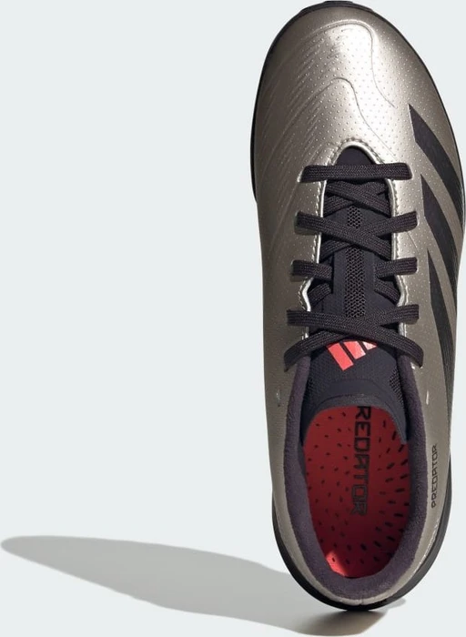 adidas Predator League TF platinum metallic/aurora black/turbo (Junior)