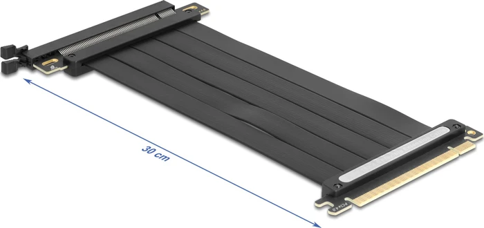 DeLOCK Riser Karte, gerade, PCIe 4.0, 300mm