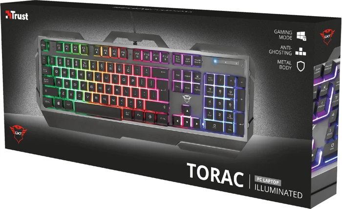 Trust Gaming GXT 856 Torac, LEDs RGB, USB, DE