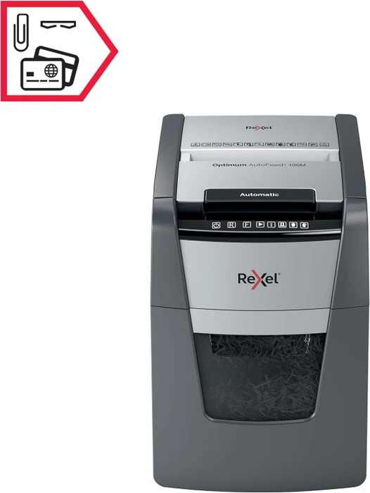 Rexel Optimum AutoFeed+ 100M, 2x15mm