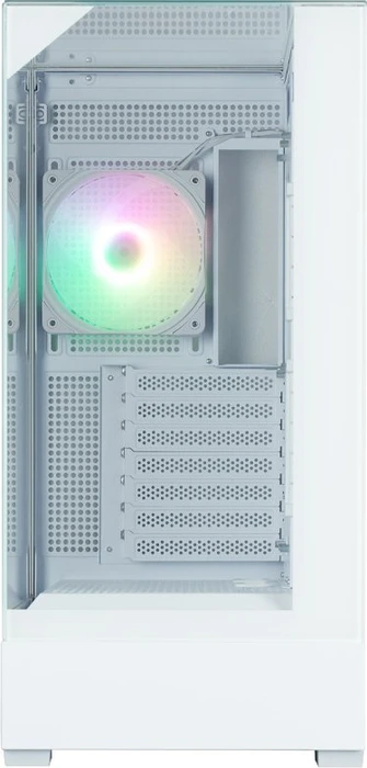 Zalman P40 Prism Plus White, weiß, Glasfenster