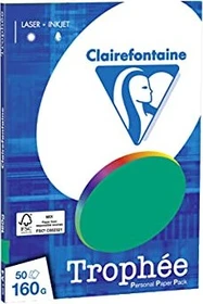 Clairefontaine Trophée Universalpapier matt tannengrün, A4, 160g/m², 100 Blatt